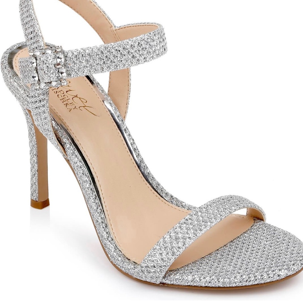 Jewel Badgley Mischka Arlin’s Glitter Sandal
